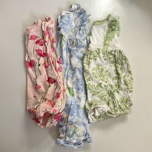 Burt’s Bees Baby - multiple summer outfits newborn and 0-3